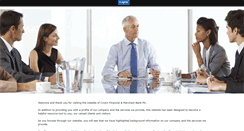 Desktop Screenshot of crownfinbank.com
